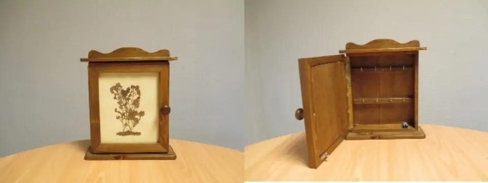 Guardallaves de madera