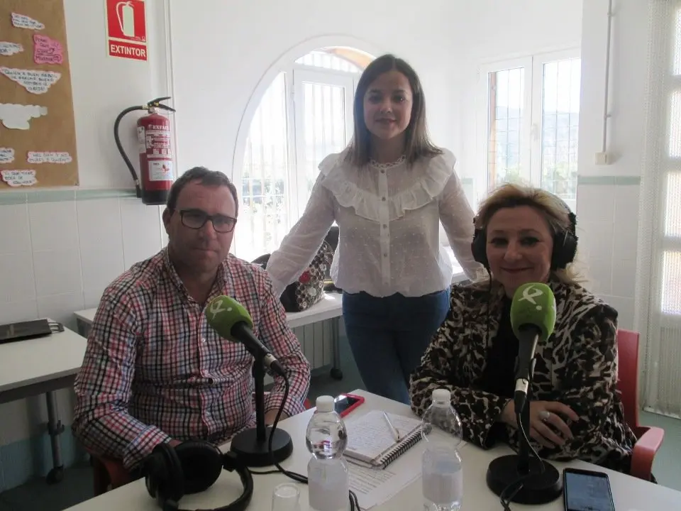 Pilar Boyero graba Soy lo Prohibido para Canal Extremadura en Pinofranqueado 03019 (2)