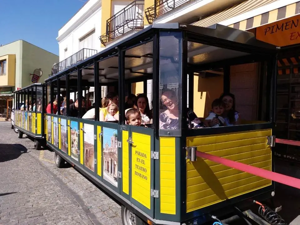 Viaje en tren por la ciudad de Merida (1)