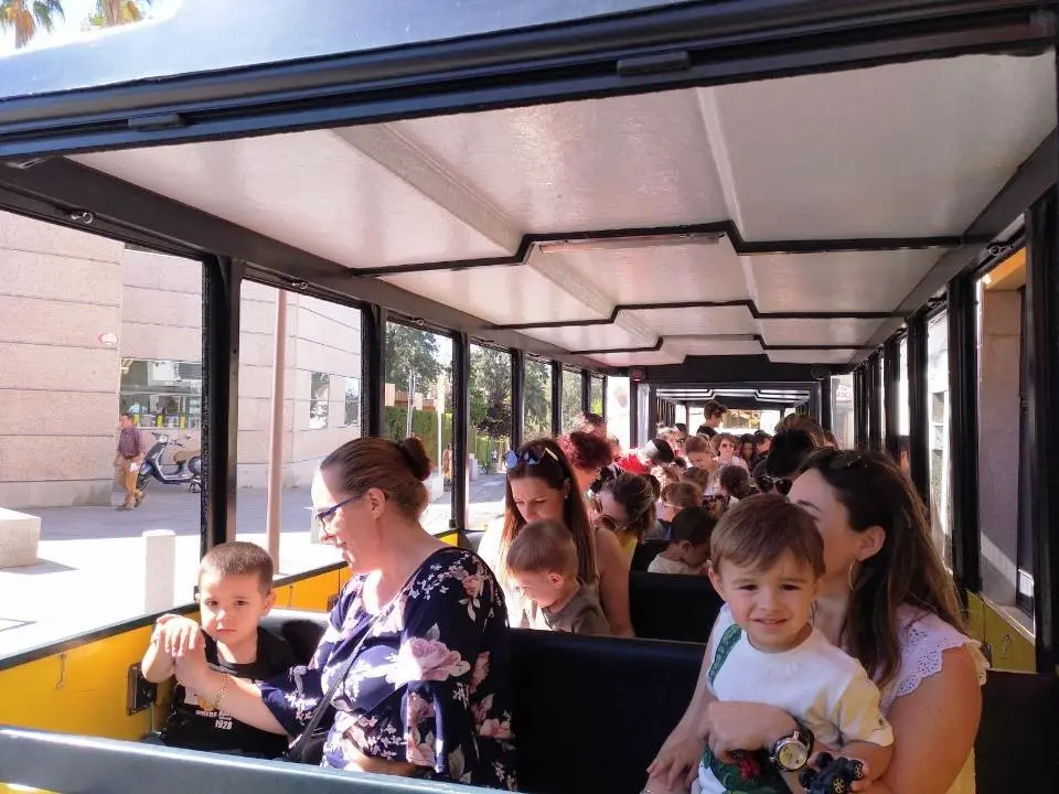Viaje en tren por la ciudad de Merida (2)