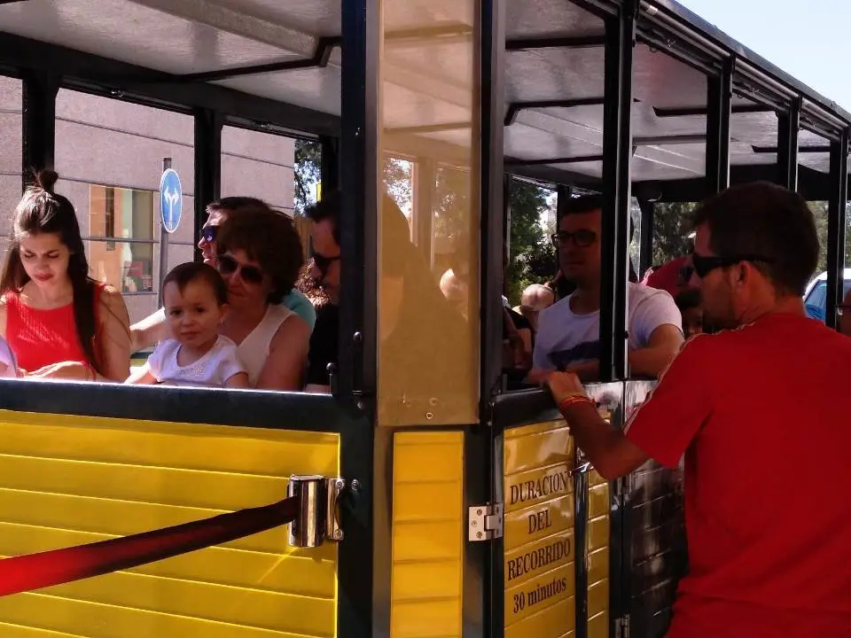 Viaje en tren por la ciudad de Merida (5)