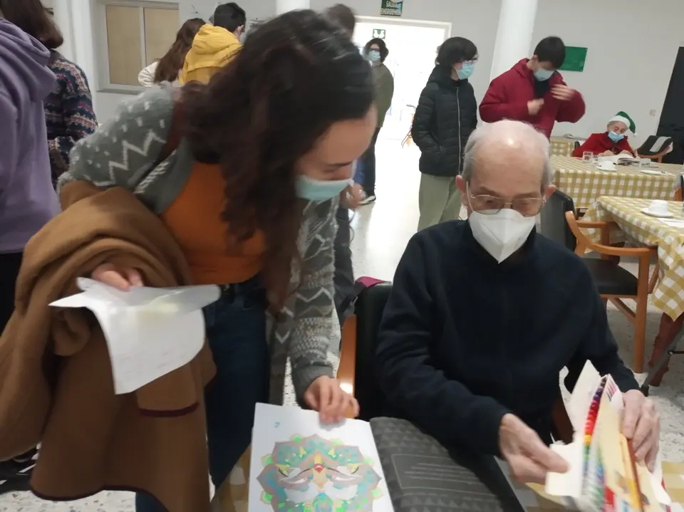 Visita del IES Enrique D&iacute;ez Canedo por Navidad (6)