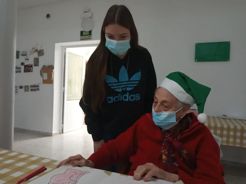 Visita del IES Enrique D&iacute;ez Canedo por Navidad (8)