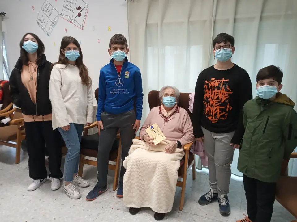 Visita del IES Enrique D&iacute;ez Canedo por Navidad (10)