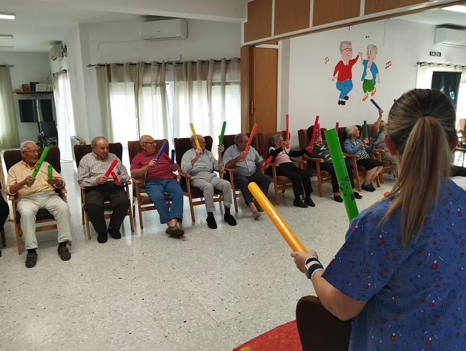 Musicoterapia con Javier Alc&aacute;ntara en CD Puebla de la Calzada (33)