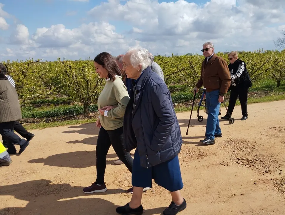 CD Puebla de la Calzada visita Valdelacalzada en Flor (28)