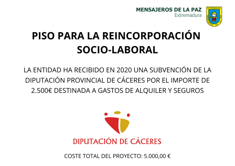 P. PISO REINCORPORACIÓN SOCIO-LABORAL