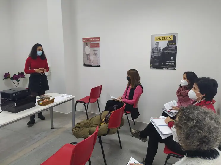 Educadoras Sociales y Orientadoras de los IES Albalat, Zurbarán y Augustóbriga, de Navalmoral de la Mata.