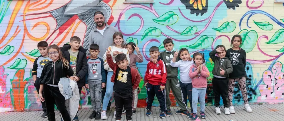 MURAL MAIKEL PÉREZ BARJOLA. FOTOGRAFÍA DE EL PERIÓDICO