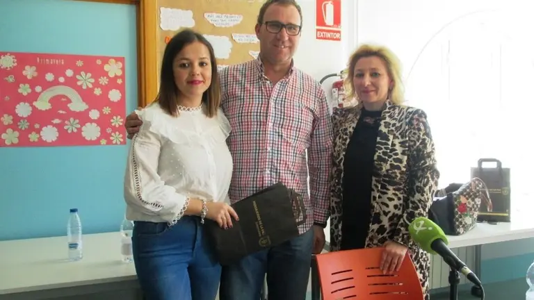 Pilar Boyero graba Soy lo Prohibido para Canal Extremadura en Pinofranqueado. ARCHIVO