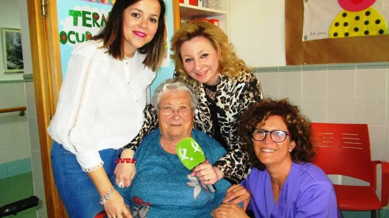 Pilar Boyero graba Soy lo Prohibido para Canal Extremadura en Pinofranqueado 03019 (38)