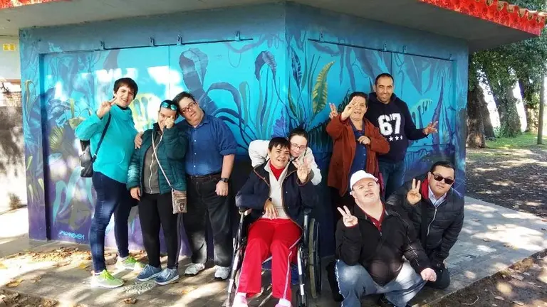 Un momento durante la excursi&oacute;n por Moraleja