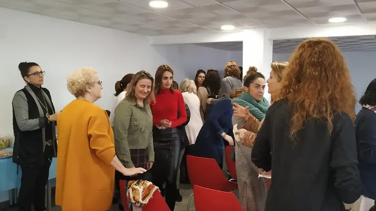 Raquel Cortes y Sonia Garcia en el encuentro empresarial