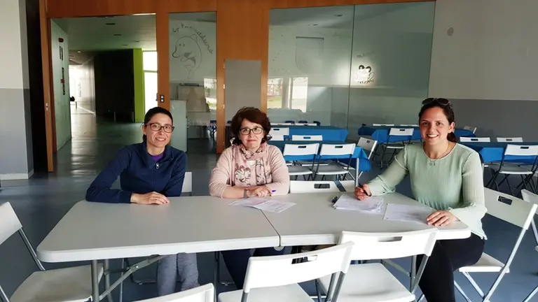 Un momento de la celebraci&oacute;n del segundo consejo escolar de Las Abad&iacute;as