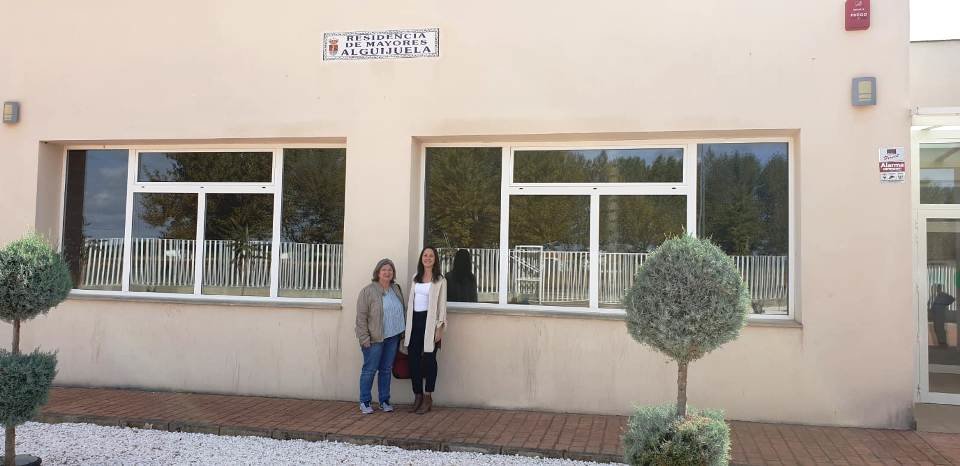 Mercedes Murias y Sandra Galván en Alguijuela (Torremayor)