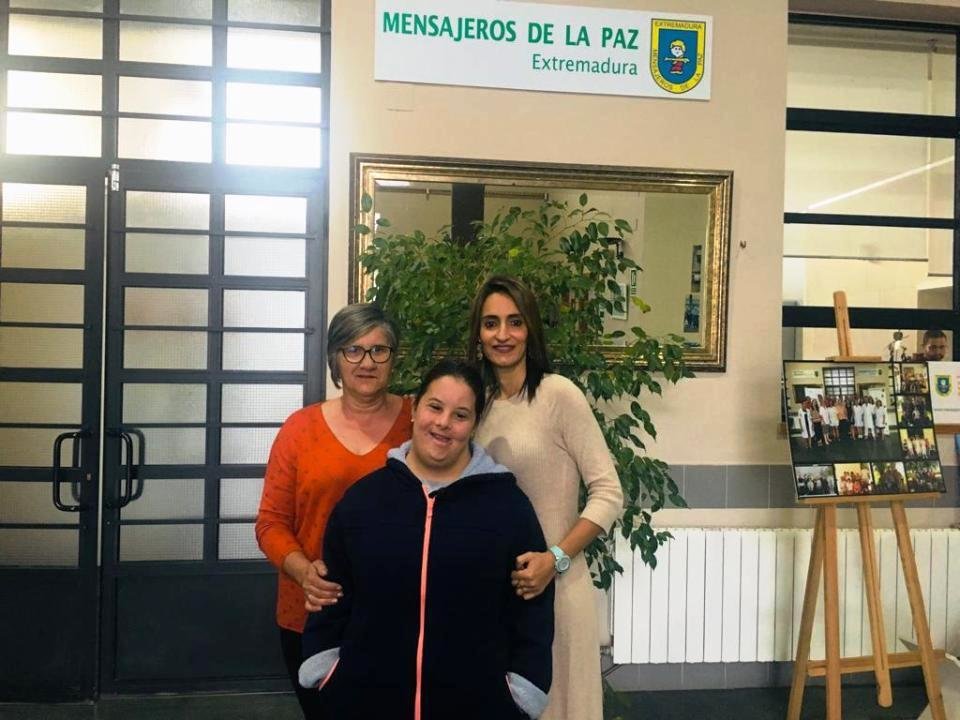 Beatriz Morán con Pacita Gil y Raquel Cortés