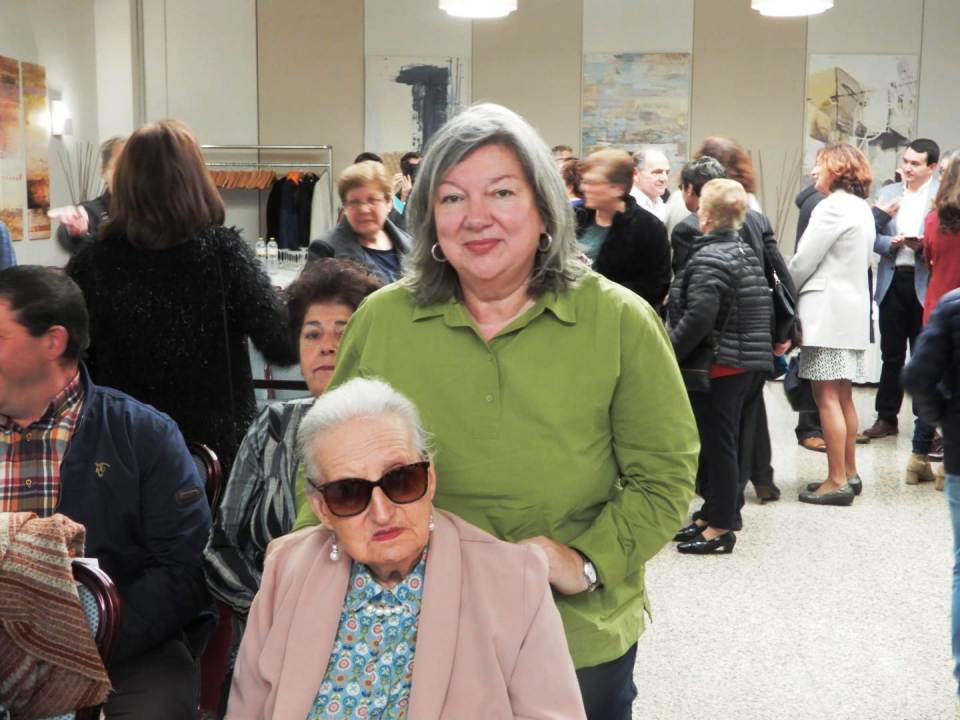 Mercedes Murias con Pilar Sedano
