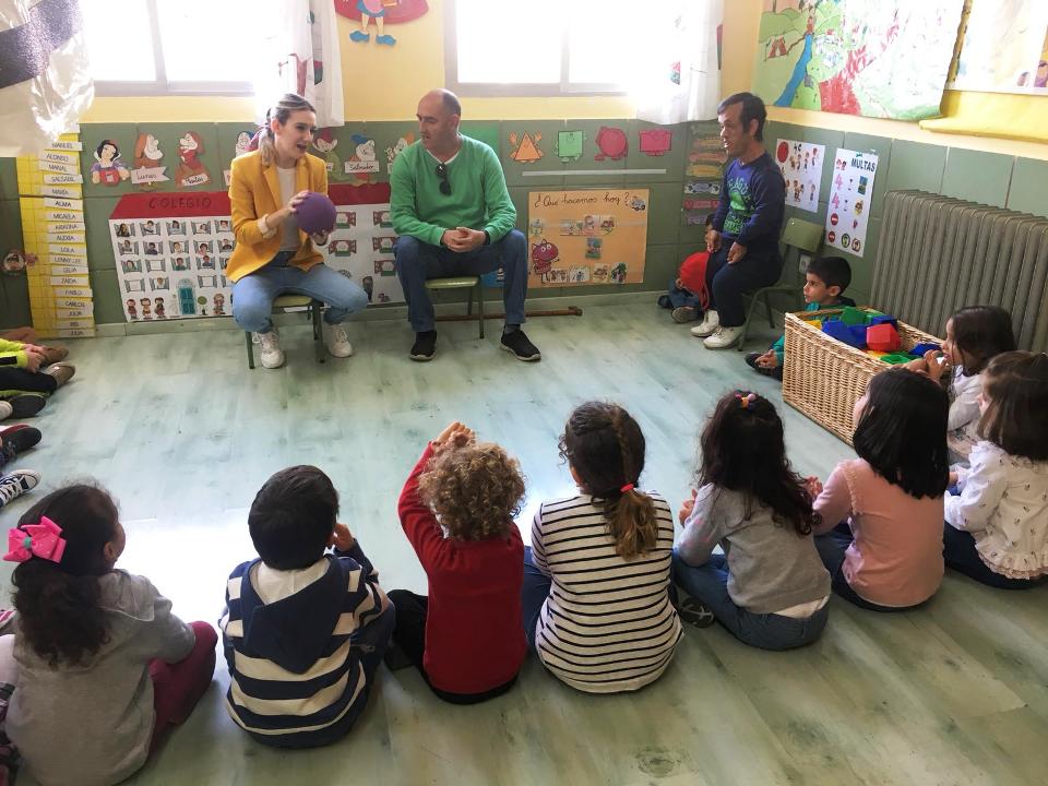 En una de las aulas del colegio infantil