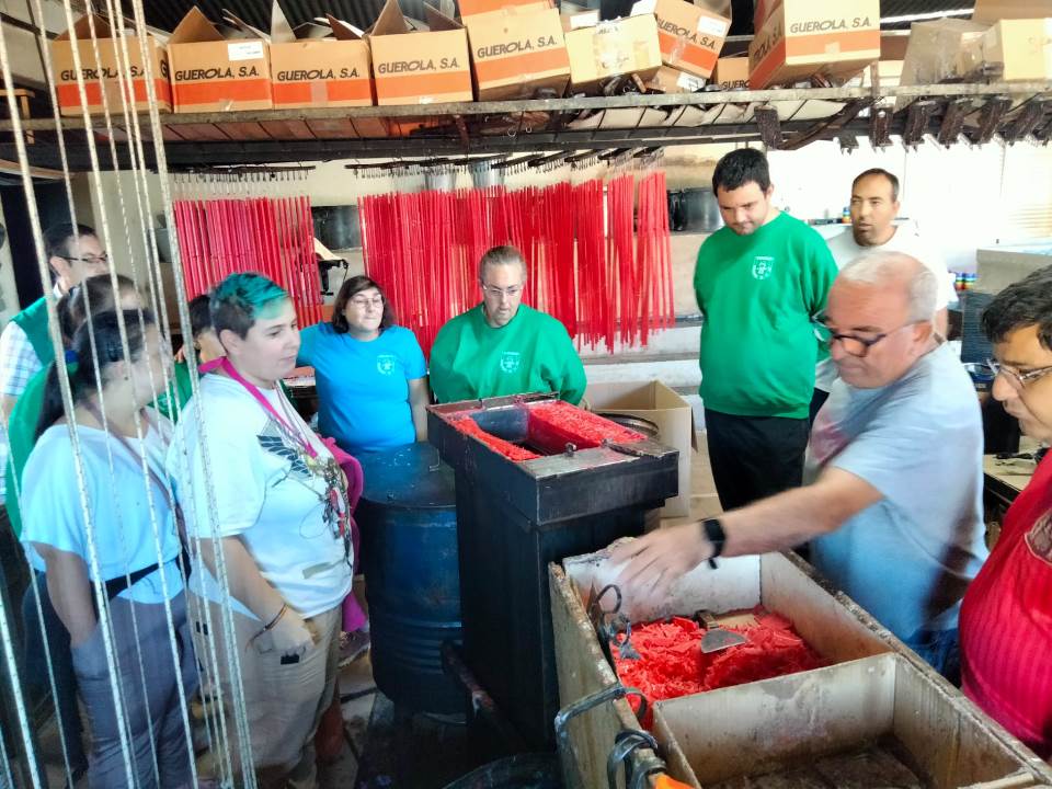 Visita fábrica de velas